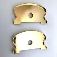Brass-Plated Handrail Connector for Wood Handrail