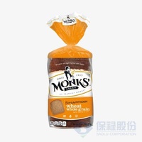 Logo Clear Food Grade Bakery Bread Packaging Pouch Plastic Bag Customized Food OPP/BOPP