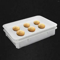 Baking Tools Pizza Proofing Box Durable Convenient Easy Clean Tray Rectangle Lightweight For Home Pastry