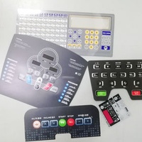 Customer Made Membrane Switches, control panel, screen printing overlays