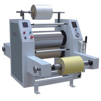 Laminating on rolls JTFM520 hydraulic high speed bopp hot film paper laminating machine for self adhesive paper rolls