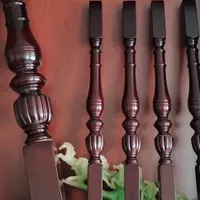 Shaped Curved Solid Wood Stair Handrail