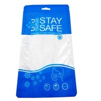 BOPP VMPET Mask Zipper Standing Pouch High Barrier Moisture Proof