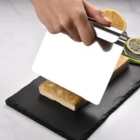 Viable Wholesale Stainless Steel Kitchen Food Dough Cake Pizza Pastry Scraper Pastry Cutter