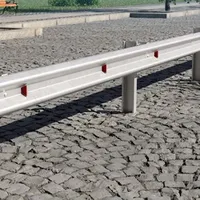 Customized W Beam Highway Guardrails Steel with Zinc Coated 300g/Sq. Meter