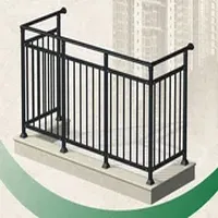 Powder Coated Handrail Alumium/Wrought Iron Outdoor Handrail