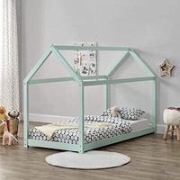(Others)Adjustable Bedroom Bed Guardrails Montessori Kids Bed House