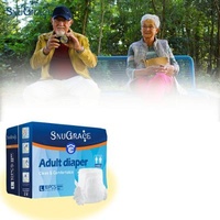Comfortable and Non-Toxic SnuGrace Medical Adult Diapers with PE Film Bottom Membrane