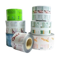 Recyclable Chocolate Chips BOPP Film Roll Custom Engraving Printing Plastic Film Roll Filling Machine Snack Aluminum Film Roll