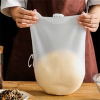Baking pastry making non-flour silicone kneading and dough bag