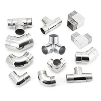Modern Design Stainless Steel Handrail Fitting System Handrail Cable Glass Balustrade Railing Handrail Accessories