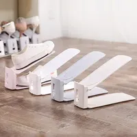 Shoe Racks 2021 New Plastic Double Shoe Holder Storage Living Room Convenient Shoebox Shoes Organizer Stand Shelf