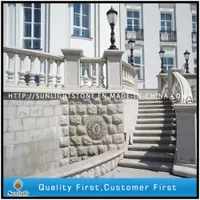 G681 Light Pink Granite Stone Outdoor Baluster and Handrail