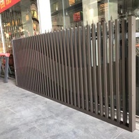 Powder Coated Decorative Metal Aluminum Stair Railing Balustrade Handrail