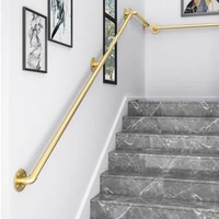 Metal Handrail Kit Villa Bathroom Hospital Outdoor Stairs Glass Railing Rust-resisting Strong Fixed Wholesale Customized SS304