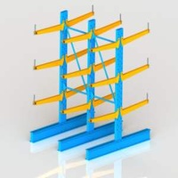 Galvanized Industrial Shelves Garage Storage Racks Shelving Units Heavy Loading Warehouse Storage Steel Cantilever Rack