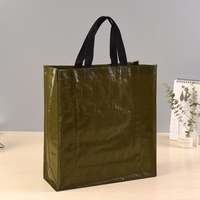 Polypropylene Handled Reusable Packaging Laminated PP Woven Bag Shopping Packaging RPET Bag OEM ODM BOPP Film With PP Woven Fabric Bag