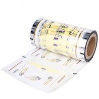 Transparent Plastic Packaging Roll for Food Soft BOPP Lamination Auto- Packaging Roll Film for Bread Made of PE Material
