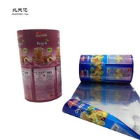 Moisture Proof Printing Plastic BOPP Roll Wrap Films Heat Sealable Flexible Food Packaging Film Food Package Custom Printed Soft Customized