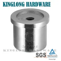 Stainless Steel Handrail Fitting Tube Channel Fitting Top Support