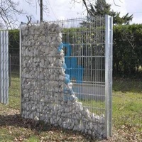 Anti - Rust Gabion Wall Cages Gabion Wire Mesh Panels For Highway Guardrail