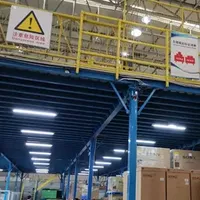 Most Popular Industrial Racking Galvanized Steel Storage Racks Shelving Units Heavy-Duty Loading Mezzanine Floor for Logistic Warehouse
