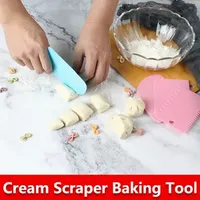 New 3 Pcs Cake Dough Cutter Irregular Tooth Edges Spatula DIY Dough Scraper Cake Cutter Pastry Baking Tool Kitchen Accessories wholesale
