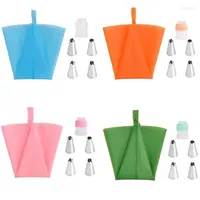 Baking Tools Piping Bag Nozzle Set Confectionery Cake Pastry Sleeve For Decoration Silicone Equipment Accessories Decorating Tips