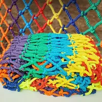 4M Safety Protection Net Colored Nylon Rope Net Children's Courtyard Staircase Fence Balcony Guardrail Anti Fall Climbing Net