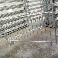 Lightweight Temporary Steel Barrier for festivals crowd management guardrail