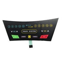 Waterproof and Electric Proof Membrane Switch Keyboard with Metal Dome