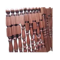 High-Grade Durable, Beautiful and Comfortable Solid Wood Stair Column Handrail