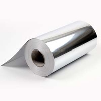 China Factory Wholesale 50u Bright Silver Bopp With 30u Clear PET Liner Nopp Label for Shipping