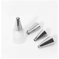 Sustainable 8 Pcs 12 Pcs 24 Pcs Stainless Steel Cake Pastry Tools Icing Piping Tips Sets / Cake Nozzle Supplies Decorating Tips Tool