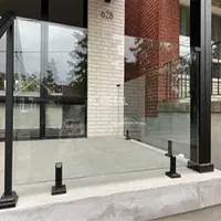 Versatile Spigot, Glass Railing, Frameless Balcony Deck Guardrail Option