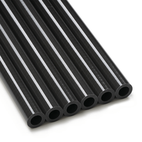 Carbon Fiber Roll Wrapped Uni Tube Glossy Finish Bopp