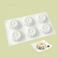 Tangba 6-even French pastry cake tools high quality silicone moulds small daisy cakes durable dessert making