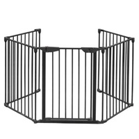 Easy Assembly Wide Configurable Baby Gate Chimney Guardrail