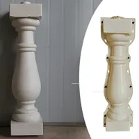 Creative Balcony Vase Column Fence Molds European Stair Handrail Roman Column Cement Railing Mold Home Garden Railing Building