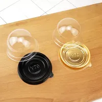 Single Grain Snow Meiniang Egg Yolk Pastry Box - Sturdy Vacuum Sealed Packaging for Mooncake Presentations