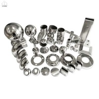 Handrail Stainless Steel Fittings Accessories For Handrail / Stair Railing Accessories