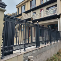 Community guardrail Garden railing Isolation Privacy grille Mesh fence Aluminum art Villa yard