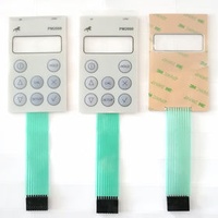 Custom Screen Printing Membrane Keyboard Graphic Overlay Membrane Switch with PET Female Connector