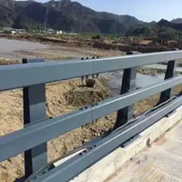 Standard Custom Color Steel Safety Road Barrier Bridge Guardrail for Sale Security Guardrail