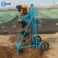 Guardrail Post Gasoline Ram Ground Screw Spiral Pile Auger For Sale YXK1500