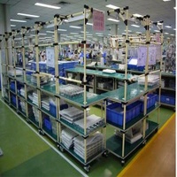Warehouse Storage Flexible Heavy Duty Pallet Rack With Plastic Coated Steel Pipe