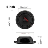 Woofer Vibrating Membrane Loudspeaker Membrane Passive Bass Diaphragm Plate