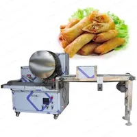 Hot Sale 30cm Round Shape Spring Roll Sheet Making Machine Thin Pastry Maker Machine From Selina