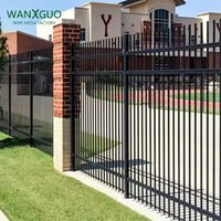 ECO Friendly House Protecting Residential Garden Enclosure Watercourse Guardrail Fencing Panels Security Tubular Fence