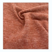 Anti Pill China Strawberry Small Soft Handrail Feel Plain Rayon Poly Spandex Knit Fabric Custom Made